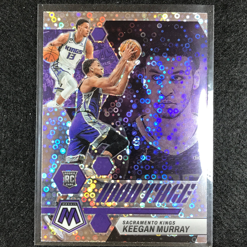 2022-23 Mosaic KEEGAN MURRAY Montage Rookie Fast Break Silver Disco #27