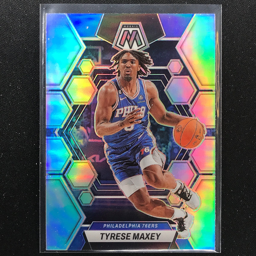 2022-23 Mosaic TYRESE MAXEY Silver Prizm #89