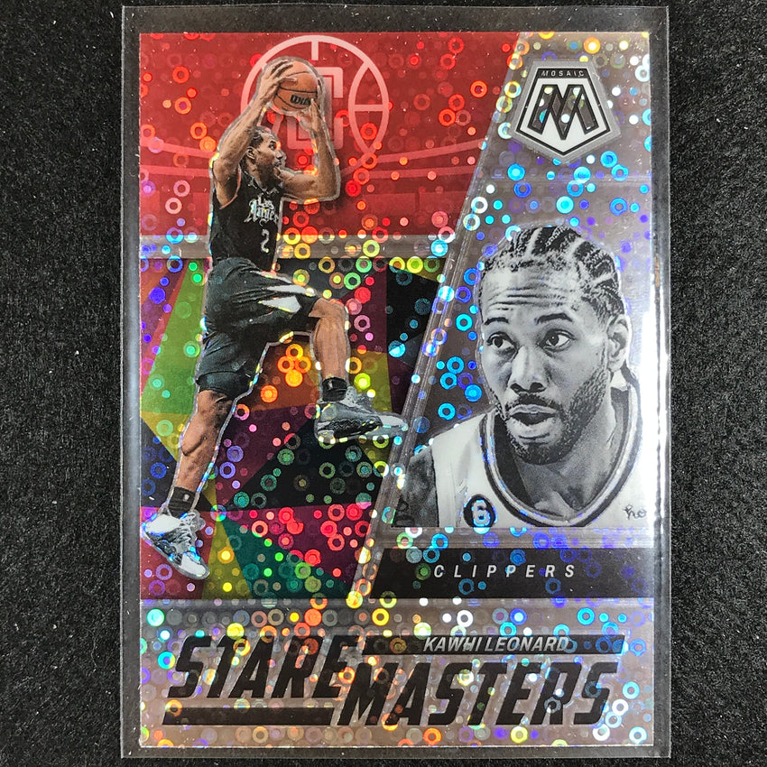 2022-23 Mosaic KAWHI LEONARD Stare Masters Fast Break Silver Disco #5