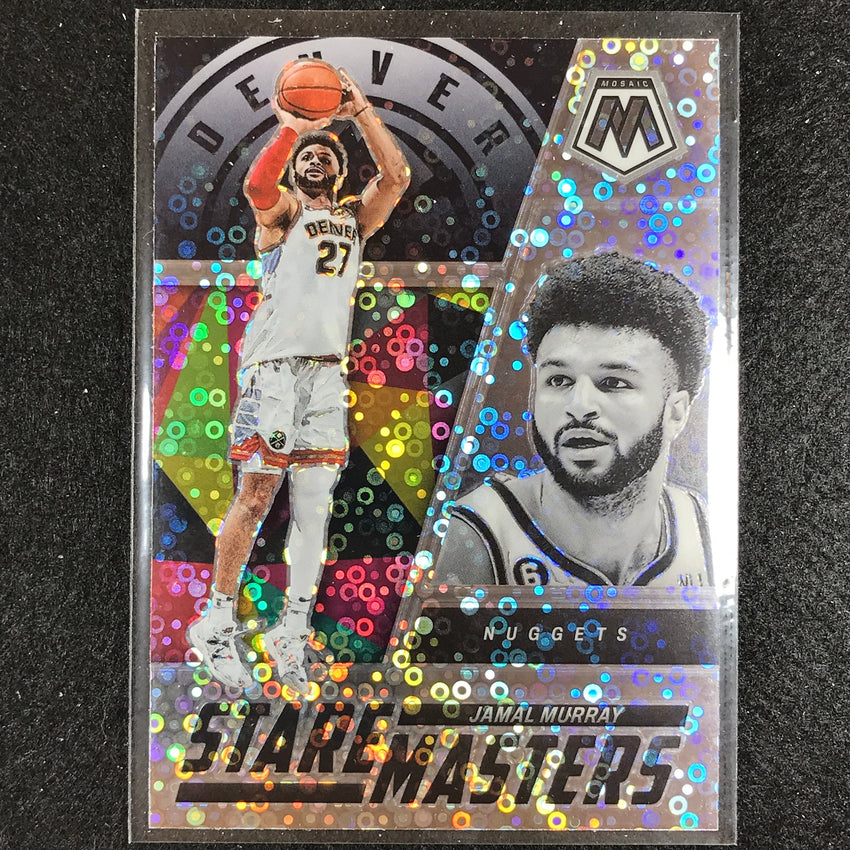 2022-23 Mosaic Jamal Murray Stare Masters Fast Break Silver Disco No 10