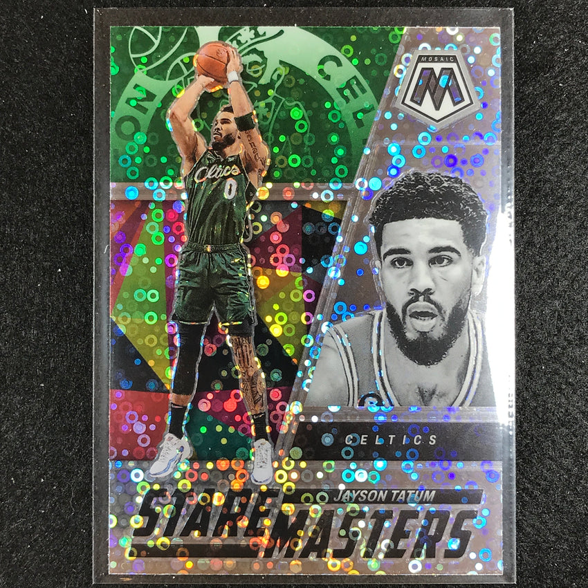 2022-23 Mosaic Jayson Tatum Stare Masters Fast Break Silver Disco No 11