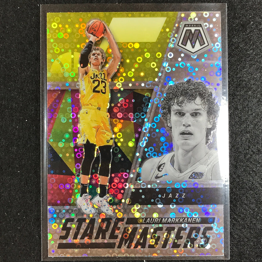 2022-23 Mosaic LAURI MARKKANEN Stare Masters Fast Break Silver Disco #22