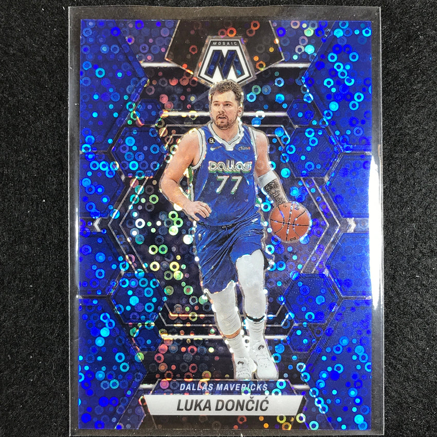 2022-23 Mosaic Luka Doncic Fast Break Blue Disco 44/85 No 1