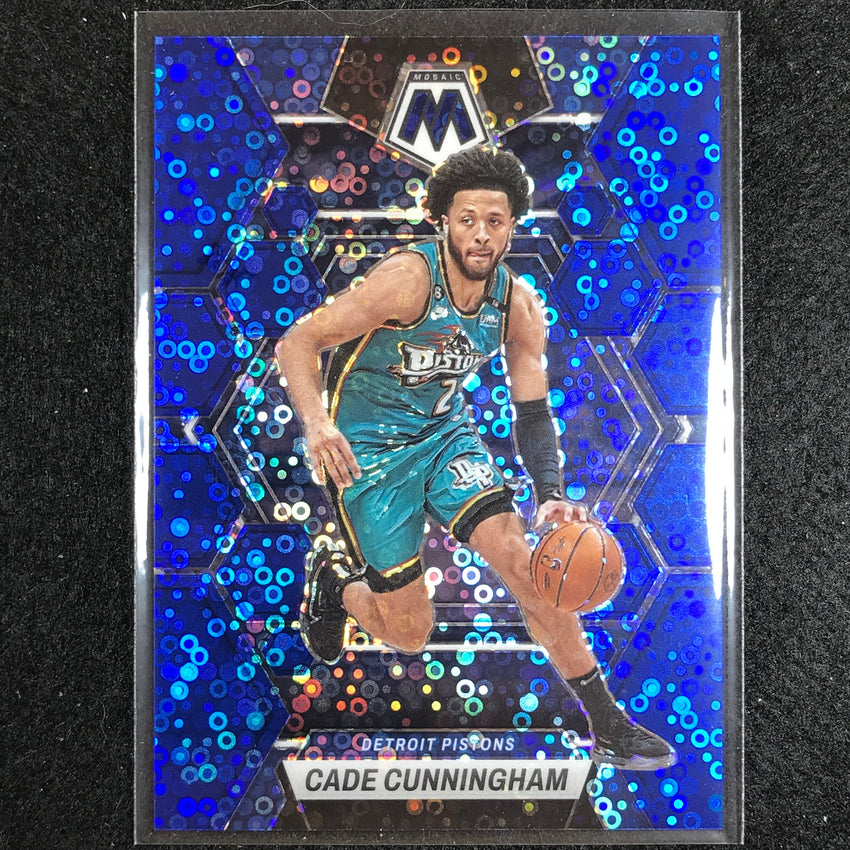 2022-23 Mosaic Cade Cunningham Fast Break Blue Disco 8/85 No 6