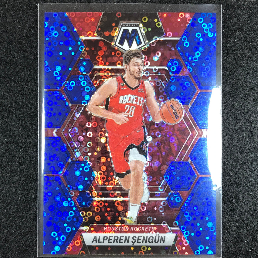 2022-23 Mosaic Alperen Sengun Fast Break Blue Disco 47/85 No 41