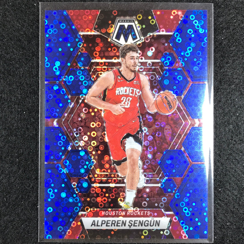 2022-23 Mosaic Alperen Sengun Fast Break Blue Disco 60/85 No 41