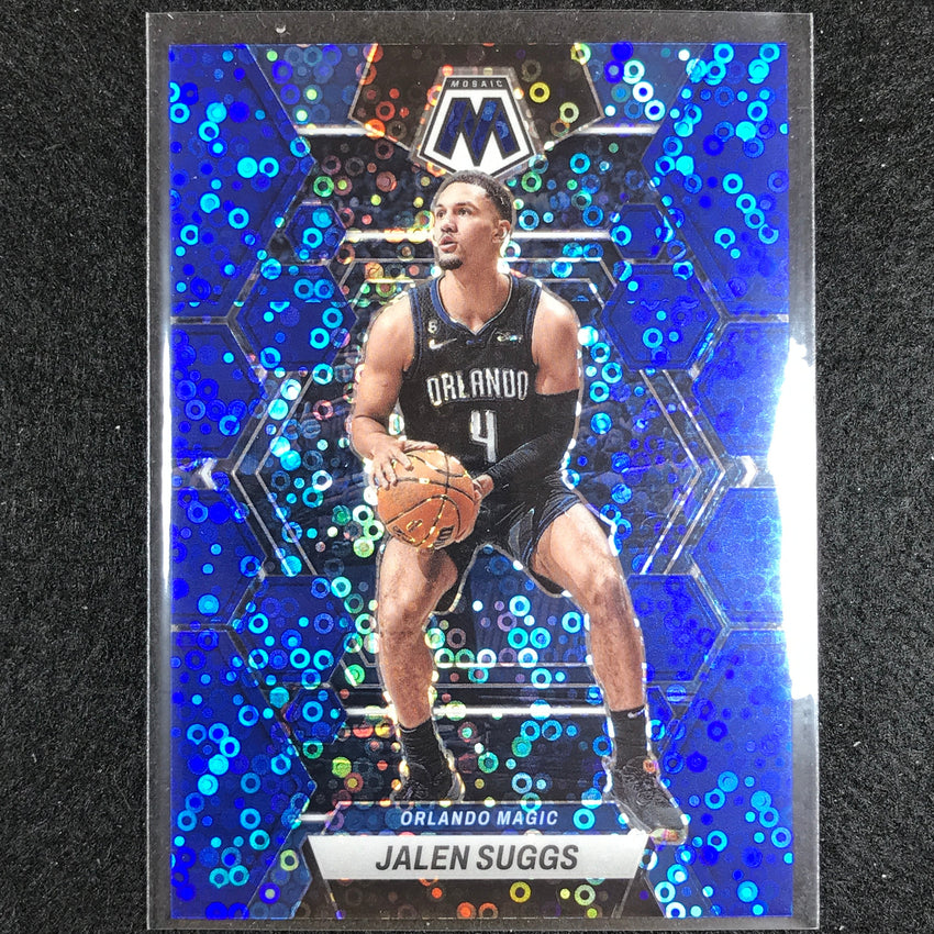 2022-23 Mosaic JALEN SUGGS Fast Break Blue Disco 54/85 #49