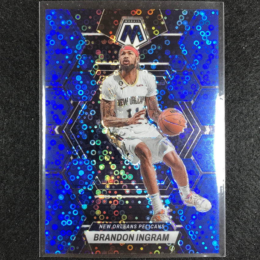 2022-23 Mosaic BRANDON INGRAM Fast Break Blue Disco 59/85 #61