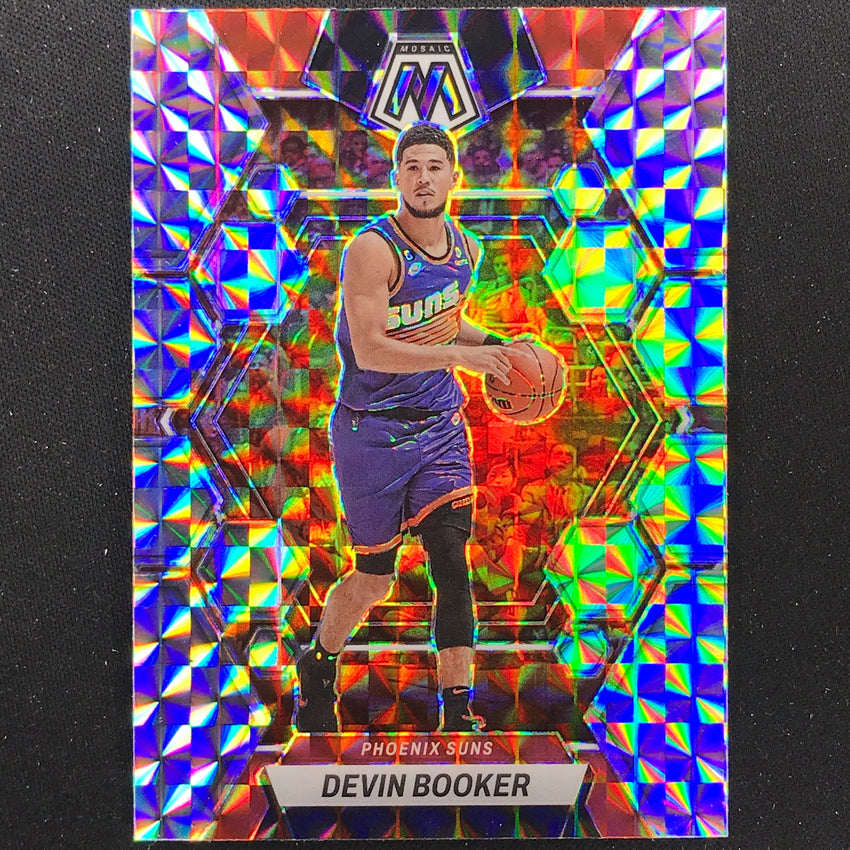 2022-23 Mosaic Devin Booker Mosaic Silver No 30