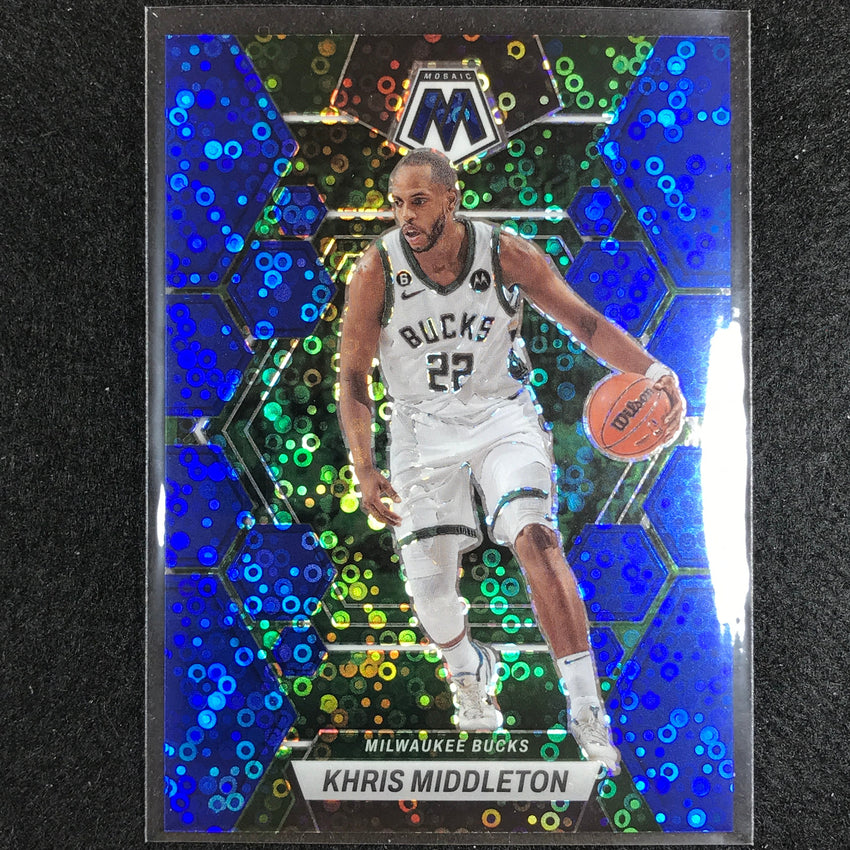 2022-23 Mosaic KHRIS MIDDLETON Fast Break Blue Disco 66/85 #66