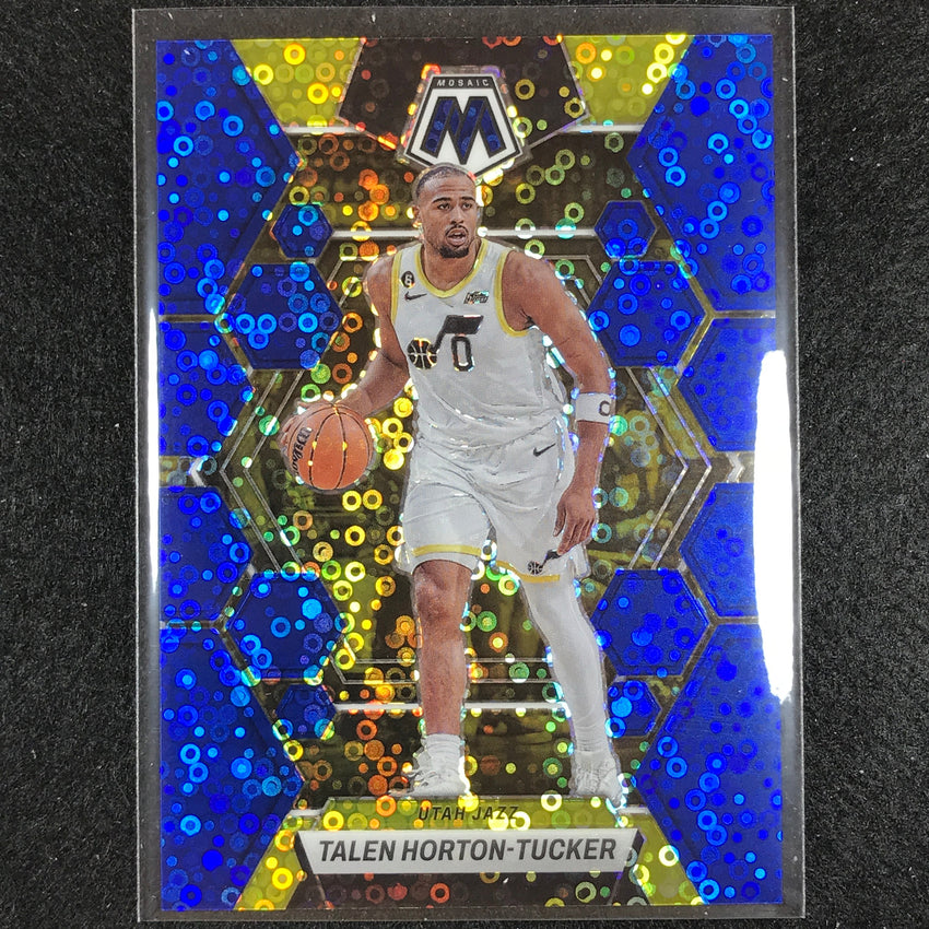 2022-23 Mosaic TALEN HORTON-TUCKER Fast Break Blue Disco 26/85 #74