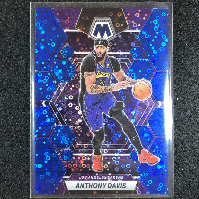 2022-23 Mosaic Anthony Davis Fast Break Blue Disco 1/85 No 110