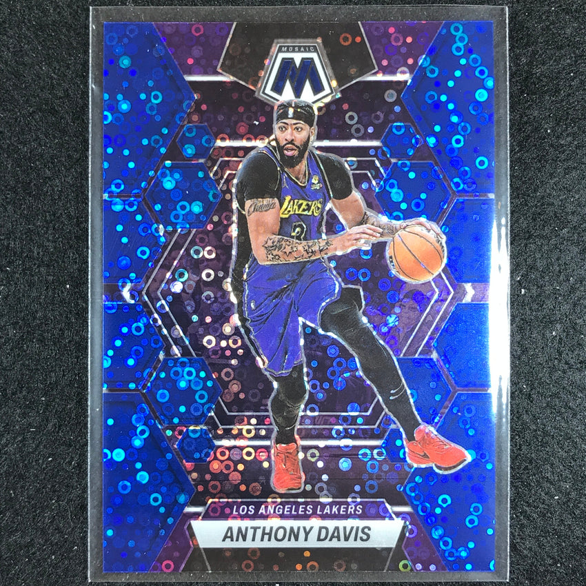 2022-23 Mosaic Anthony Davis Fast Break Blue Disco 62/85 No 110