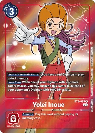 BOX TOPPER Yolei Inoue Bt8-085 - Bt08 New Awakening