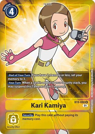 BOX TOPPER Kari Kamiya Bt8-090 - Bt08 New Awakening