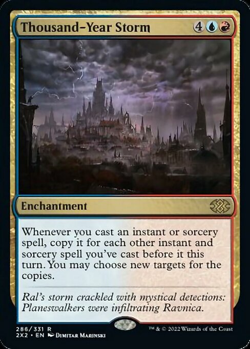 Thousand-Year Storm 286 /331 - Rare Double Masters 2022