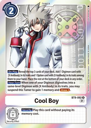Cool Boy Bt9-092 - Rare Bt09 X-record