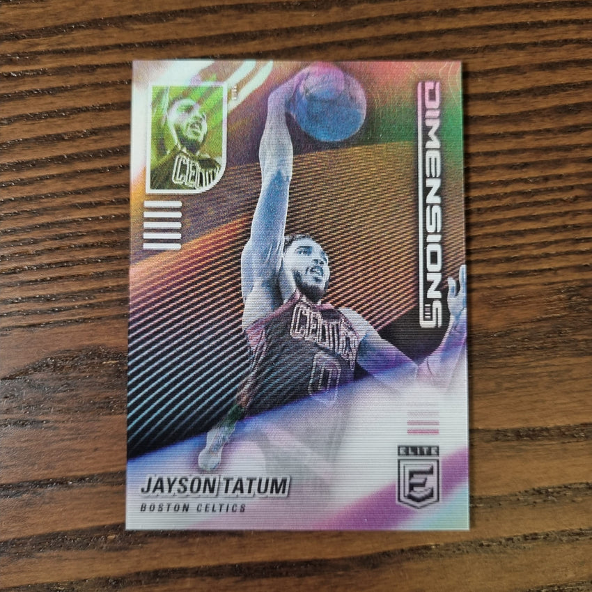 2021-22 Donruss Elite JAYSON TATUM Dimensions Lenticular SSP #3