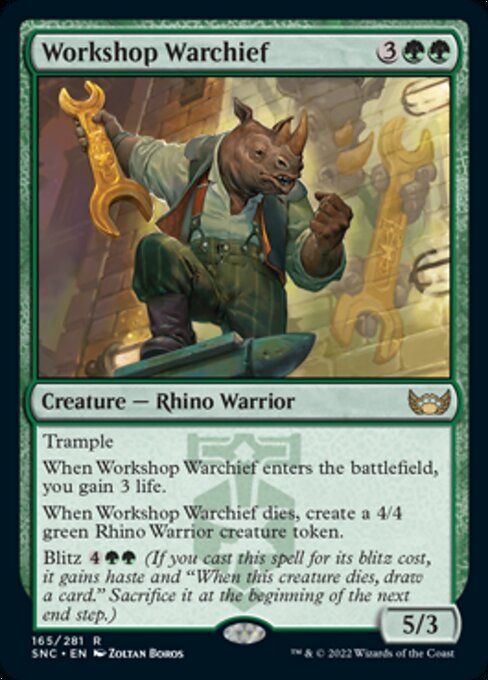 Workshop Warchief 165/281 - Rare Streets of New Capenna