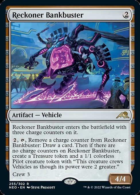 Reckoner Bankbuster 255/302 -  Kamigawa Neon Dynasty RARE