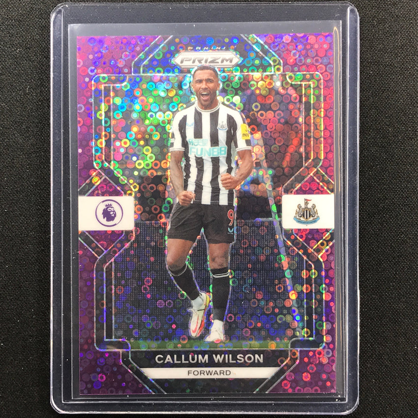 2022-23 Prizm Epl Callum Wilson Breakaway Purple Disco 8/25