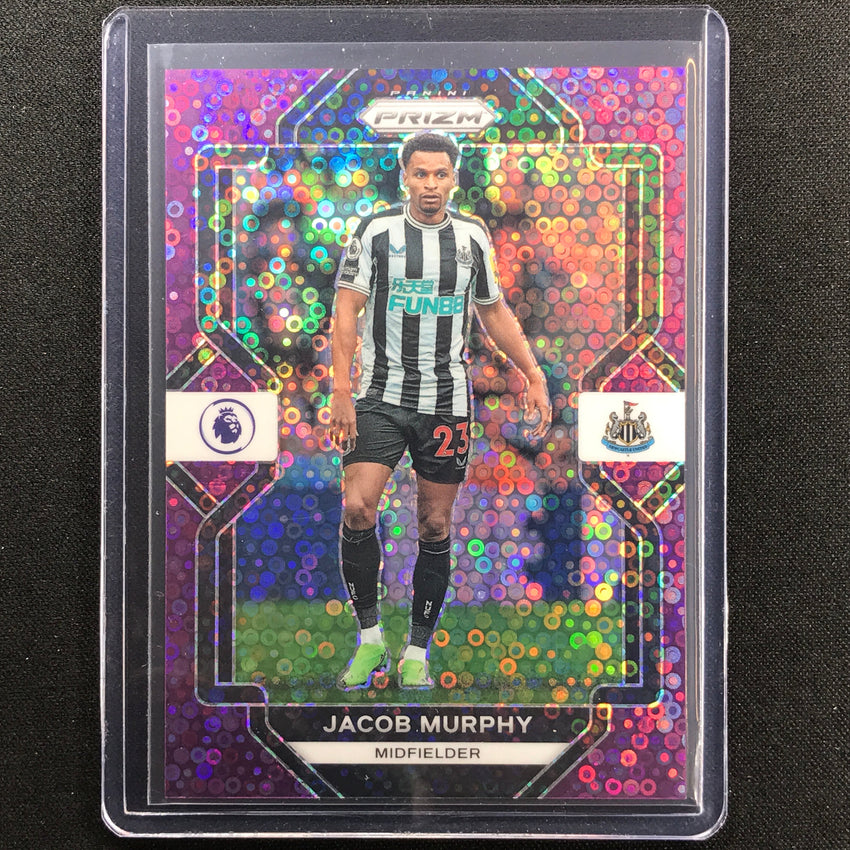 2022-23 Prizm Epl Jacob Murphy Breakaway Purple Disco 6/25