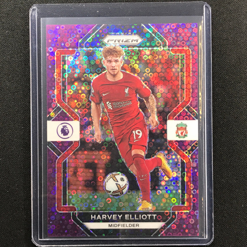 2022-23 Prizm Epl Harvey Elliott Breakaway Purple Disco 22/25