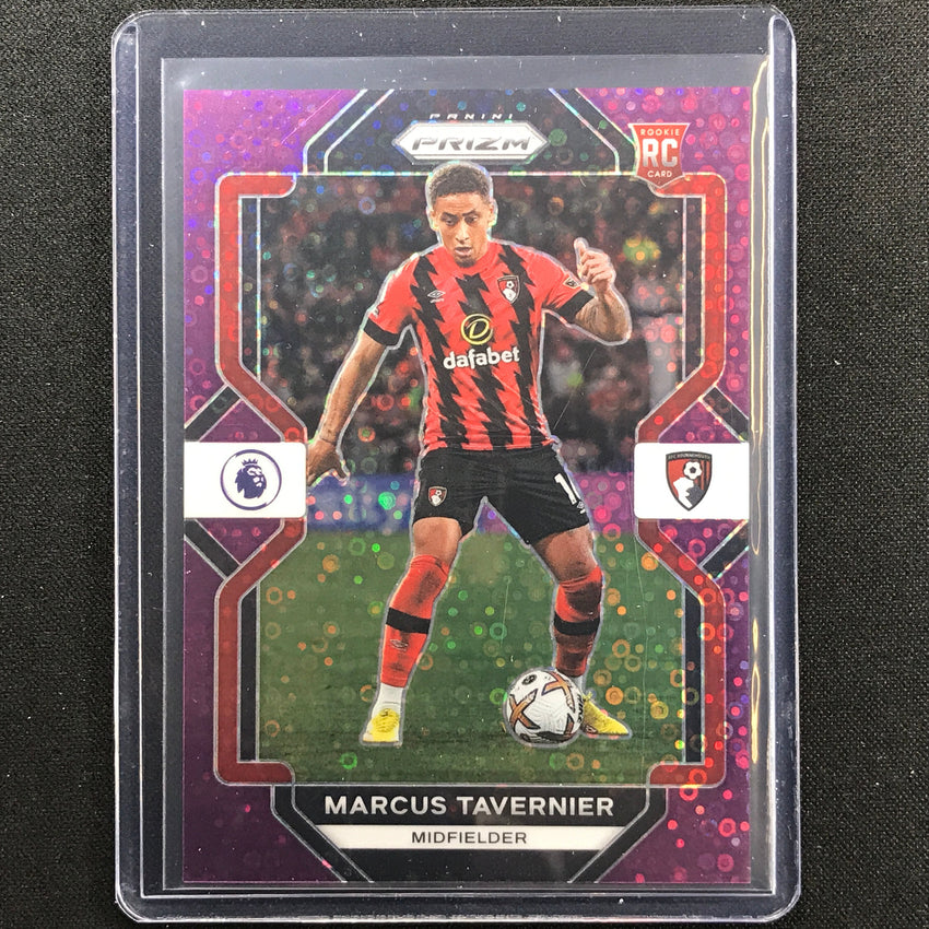 2022-23 Prizm Epl Marcus Tavernier Breakaway Rookie Purple Disco 24/25