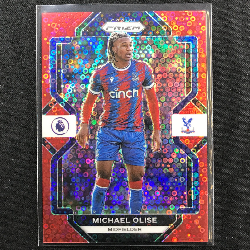 2022-23 Prizm Epl Michael Olise Breakaway Red Disco 46/49