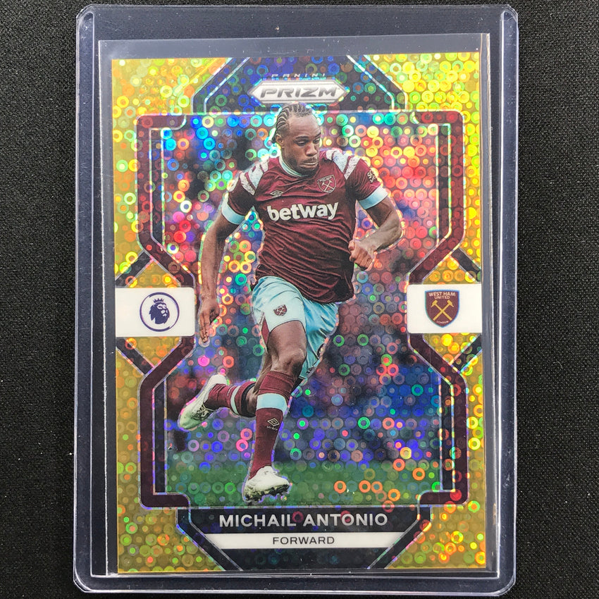2022-23 Prizm Epl Michail Antonio Breakaway Gold Disco 7/10