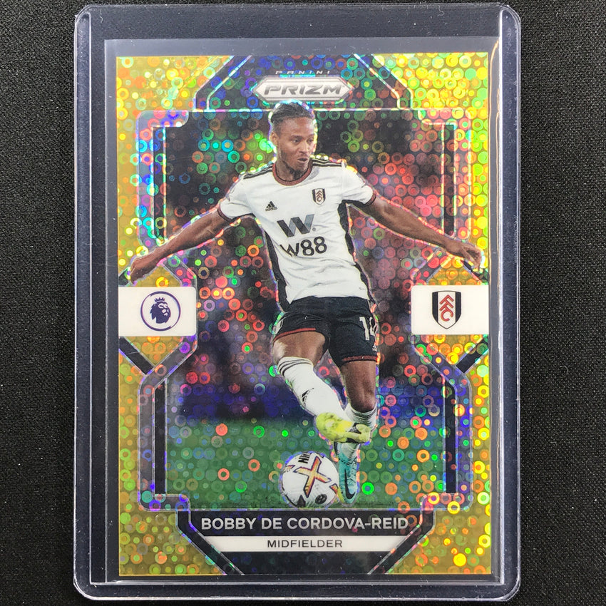 2022-23 Prizm Epl Bobby De Cordova-reid Breakaway Gold Disco 4/10