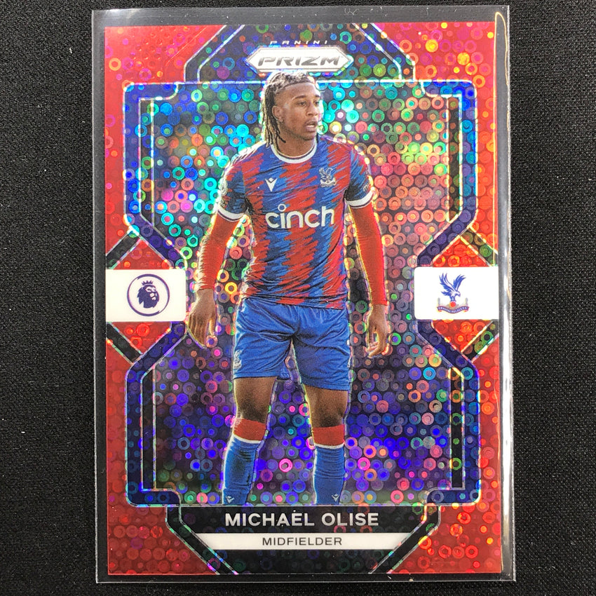 2022-23 Prizm Epl Michael Olise Breakaway Red Disco 41/49
