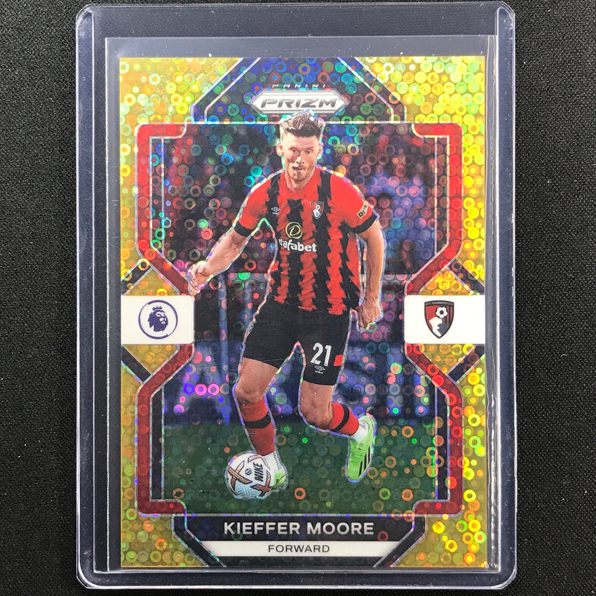 2022-23 Prizm Epl Kieffer Moore Breakaway Gold Disco 2/10