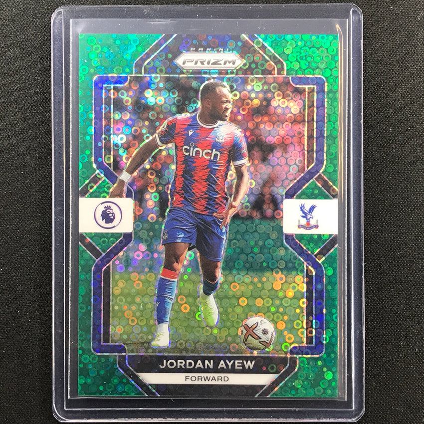 2022-23 Prizm Epl Jordan Ayew Breakaway Green Disco 3/5