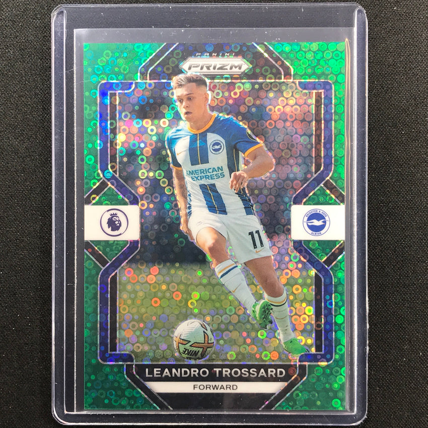 2022-23 Prizm Epl Leandro Trossard Breakaway Green Disco 2/5