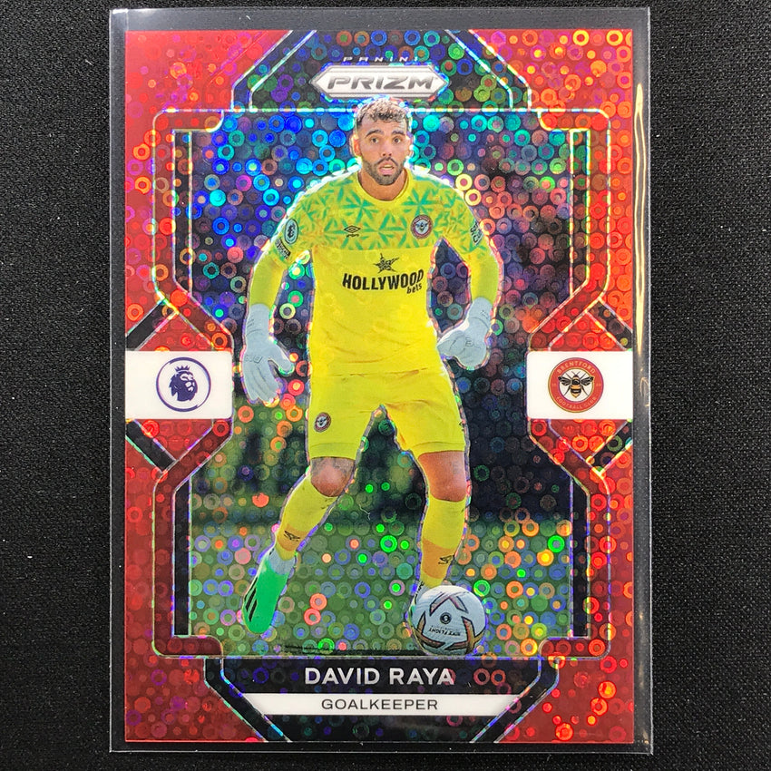 2022-23 Prizm Epl David Raya Breakaway Red Disco 6/49