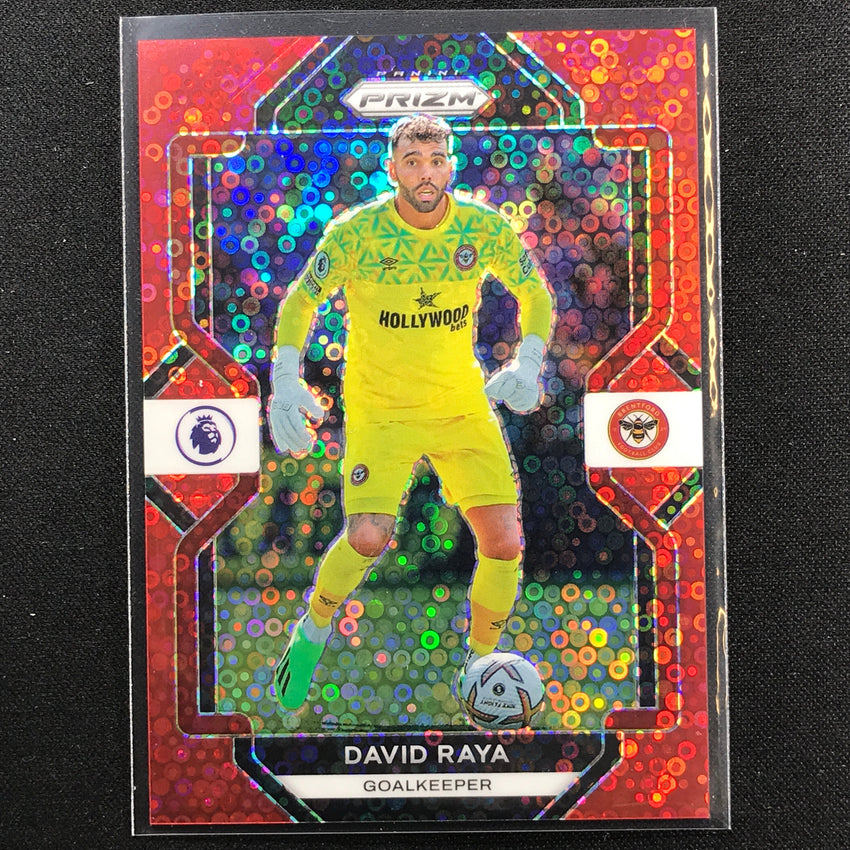 2022-23 Prizm Epl David Raya Breakaway Red Disco 25/49