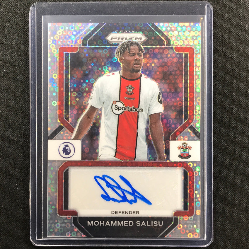 2022-23 Prizm EPL MOHAMMED SALISU Breakaway Signatures Auto Silver Disco #MS