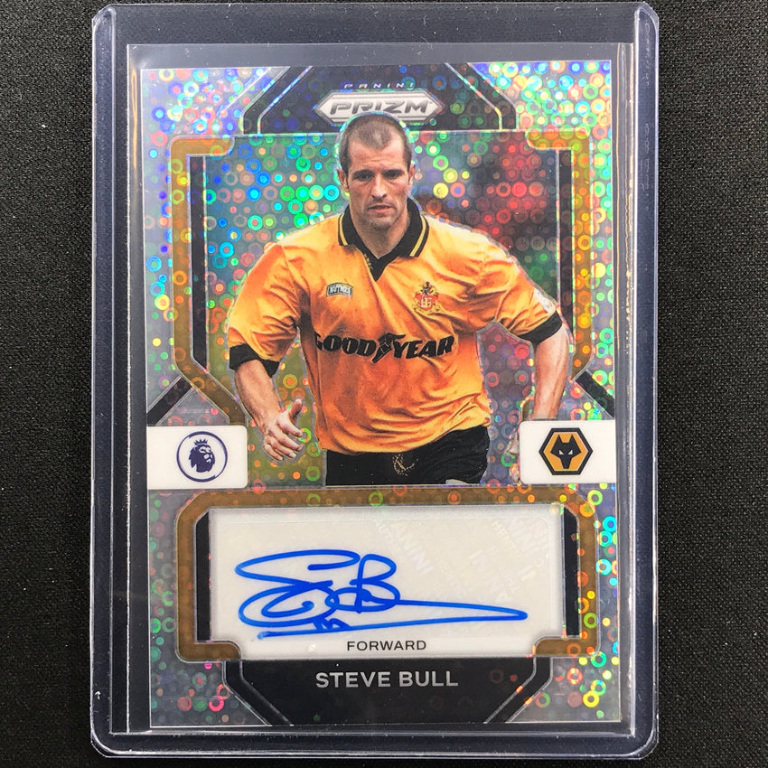 2022-23 Prizm Epl Steve Bull Breakaway Signatures Auto Silver Disco No Sb