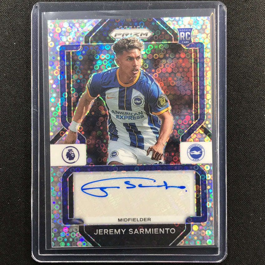 2022-23 Prizm EPL JEREMY SARMIENTO Breakaway Rookie Signatures Auto Silver #JSA