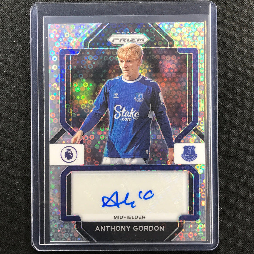 2022-23 Prizm Epl Anthony Gordon Breakaway Signatures Auto Silver Disco No Ago