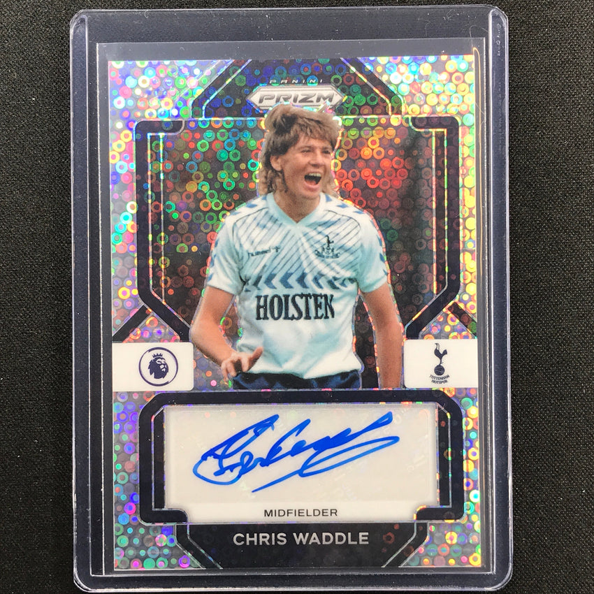 2022-23 Prizm EPL CHRIS WADDLE Breakaway Signatures Auto Silver Disco #CW
