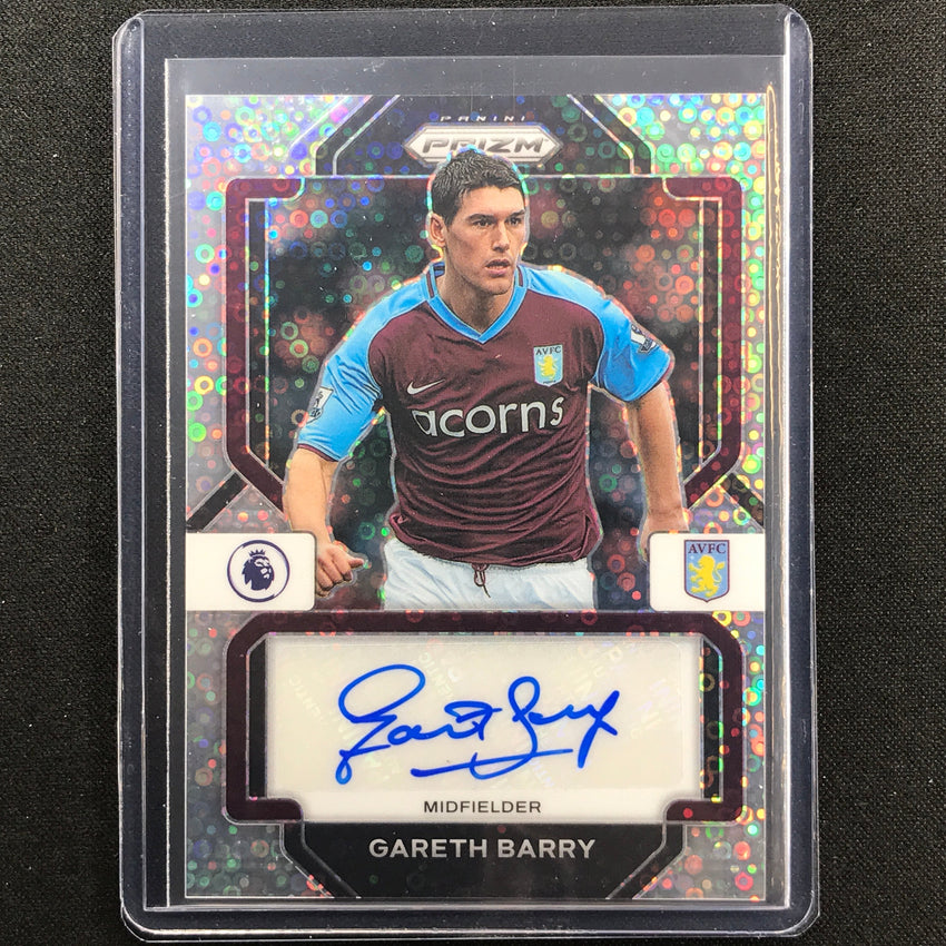 2022-23 Prizm Epl Gareth Barry Breakaway Signatures Auto Silver Disco No Gby