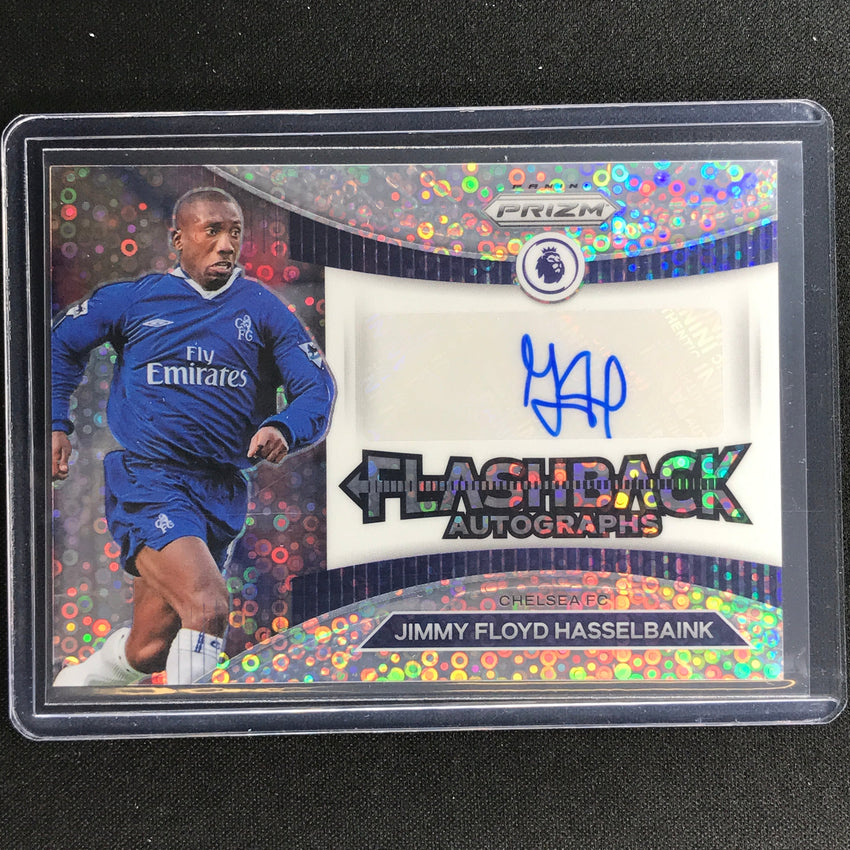 2022-23 Prizm Epl Jimmy Floyd Hasselbaink Breakaway Flashback Auto Silver No Jfh