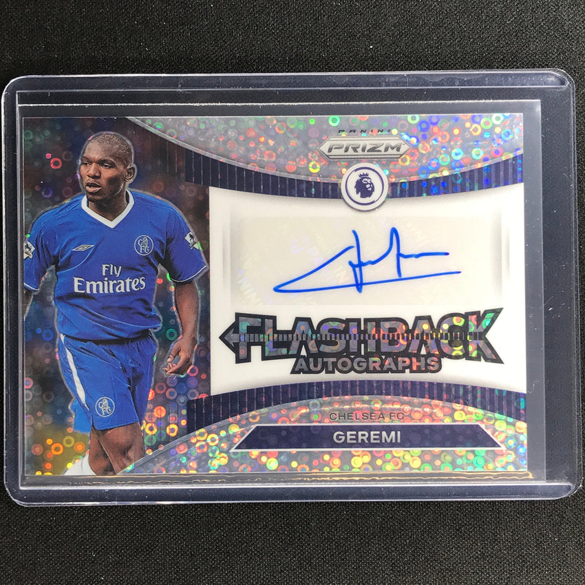 2022-23 Prizm Epl Geremi Breakaway Flashback Auto Silver Disco No Ger