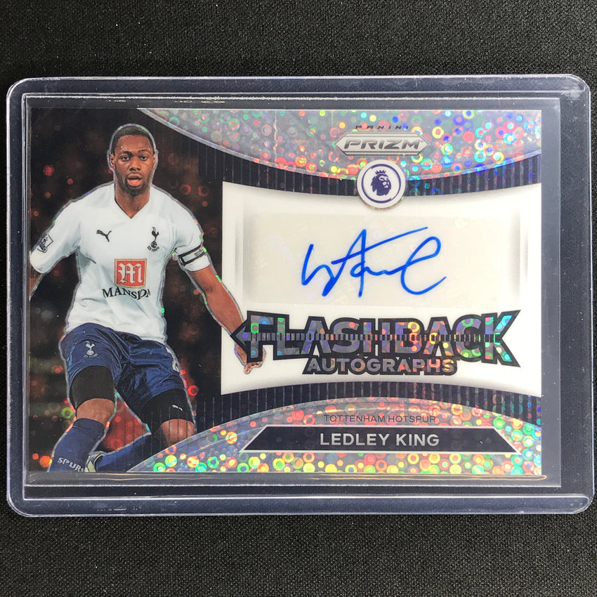 2022-23 Prizm Epl Ledley King Breakaway Flashback Auto Silver Disco No Lk