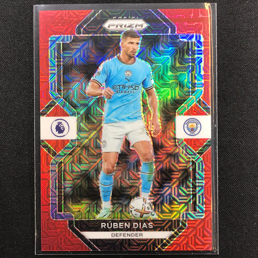 2022-23 Prizm EPL RUBEN DIAS Red Mojo 20/99 #3