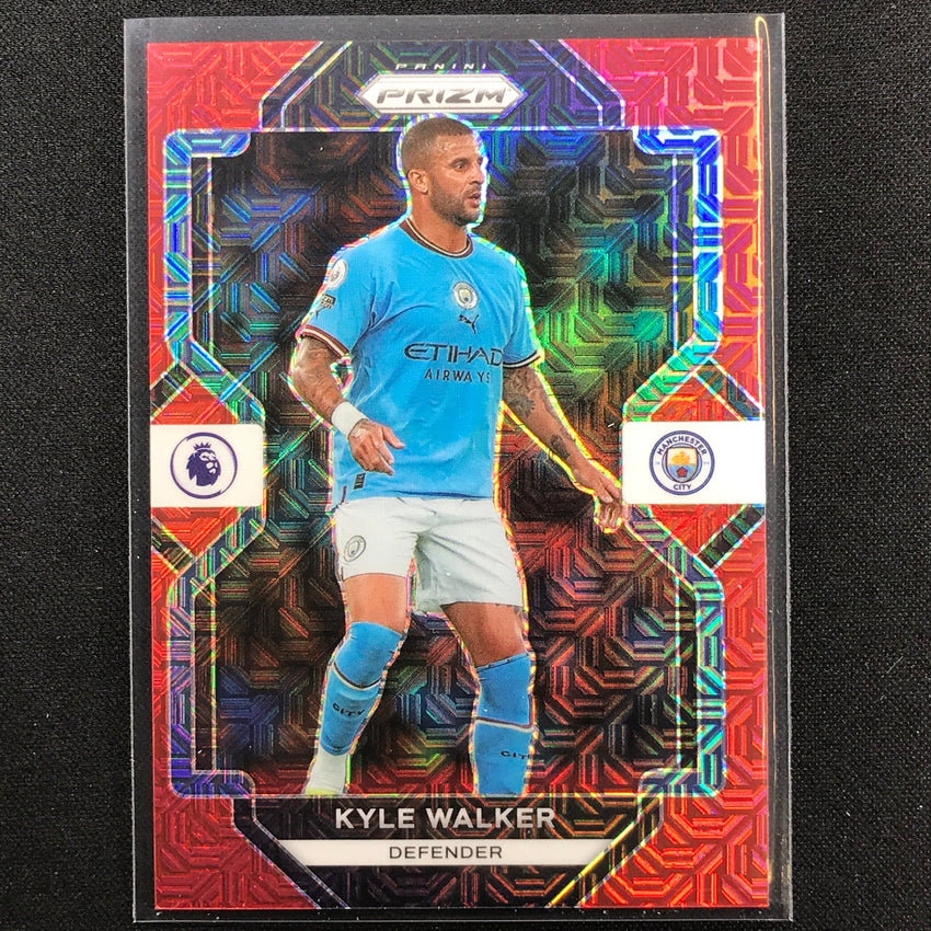 2022-23 Prizm EPL KYLE WALKER Red Mojo 46/99 #12