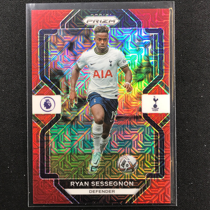 2022-23 Prizm Epl Ryan Sessegnon Red Mojo 69/99 No 299