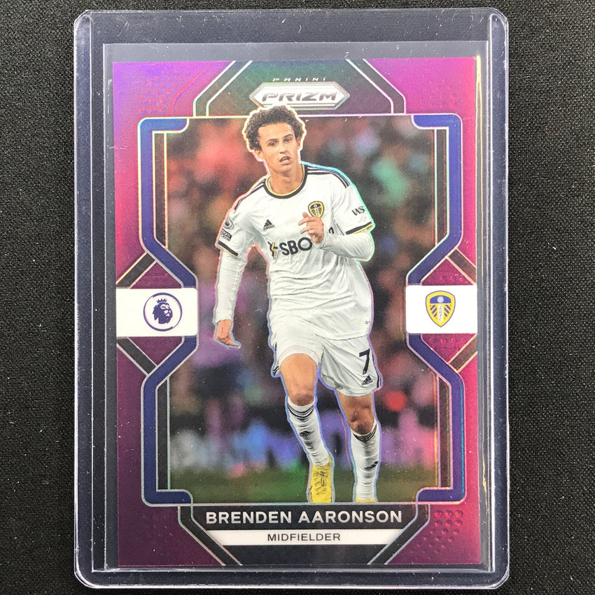 2022-23 Prizm Epl Brenden Aaronson Purple 13/49